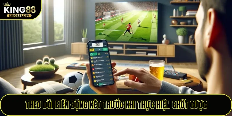 Theo dõi biến động kèo trước khi thực hiện chốt cược